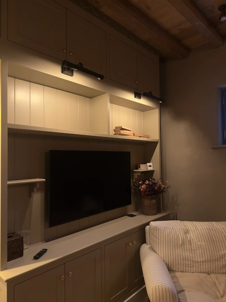Warm cabinet and shelving spotlights installed in Bristol kitchen